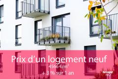 Le Covid-19 a mis un coup de frein à l'activité du marché de l'immobilier neuf. ©angor75 Pré-confinement : le prix immobilier du neuf était en hausse de 3 % sur 1 an !