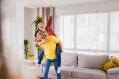 Couple heureux achat immobilier