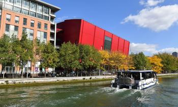 Bord du canal à Aubervilliers