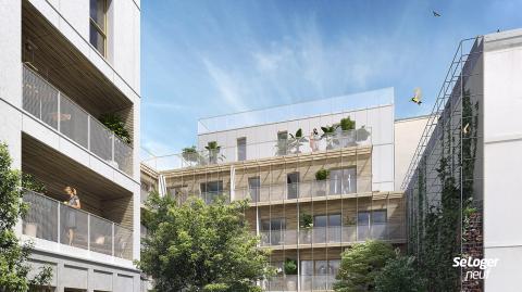 L’Insolite, une nouvelle résidence située au cœur d’un jardin secret dans le 20e arrondissement de Paris