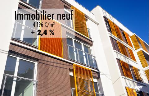 Dans l'immobilier neuf, les prix des logements tendent à se stabiliser. © Gilles Paire Le prix immobilier des logements neufs se stabilise autour de 4 200 €/m²