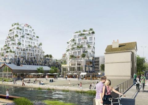 Îlot de l'Octroi : un quartier rennais à la conquête du fleuve la Vilaine