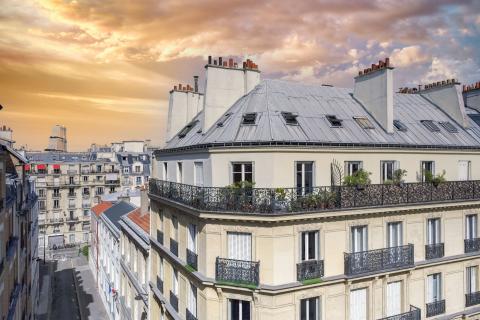 Façades immeubles Paris