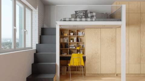 Les petites surfaces peuvent être intéressantes à l'investissement, à conditions qu'elles répondent à une demande locale. © onurdongel - Getty images